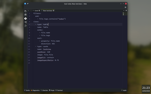 screen capture of my minimalist KDE desktop 
